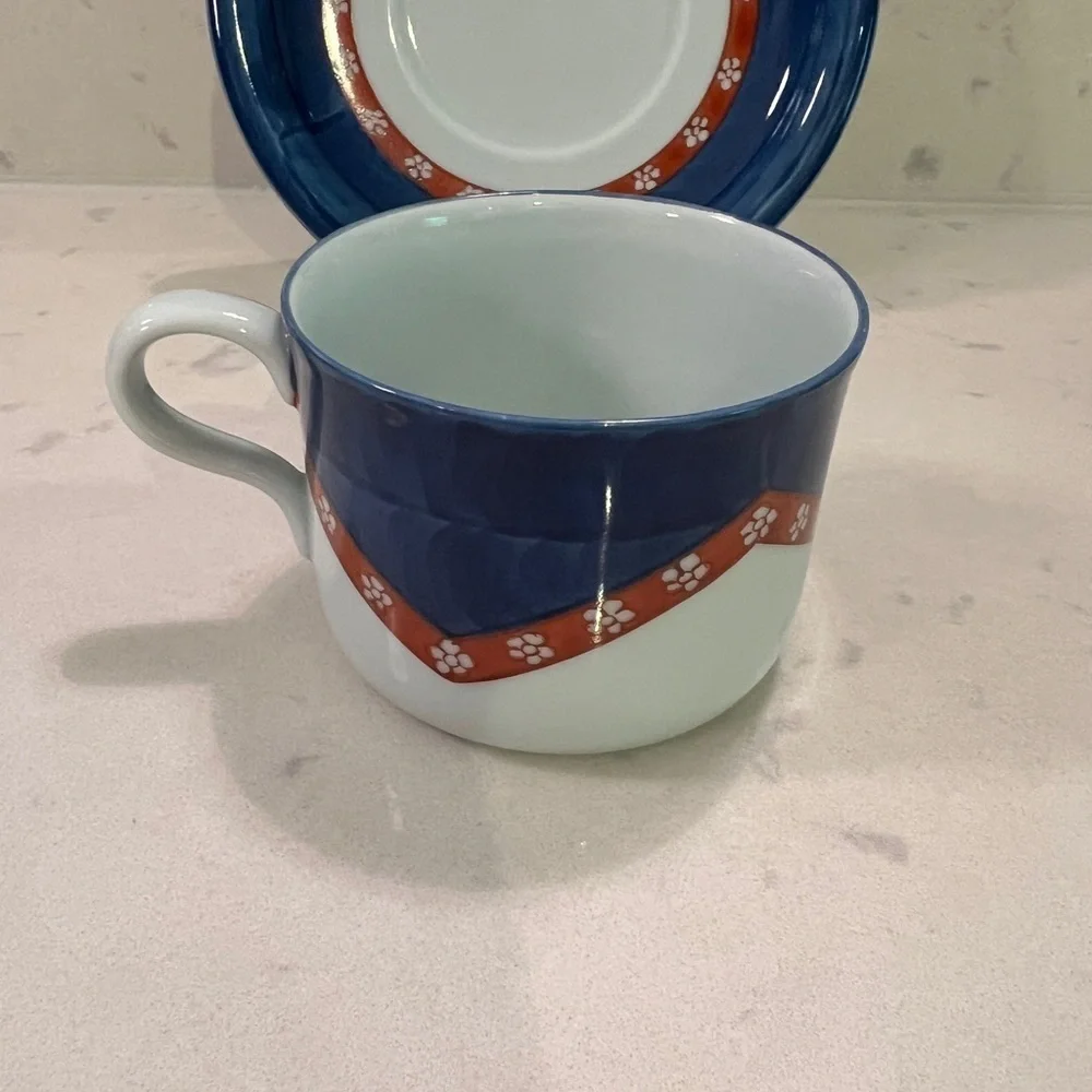 Arita Ware from Japan cup and 2 saucers